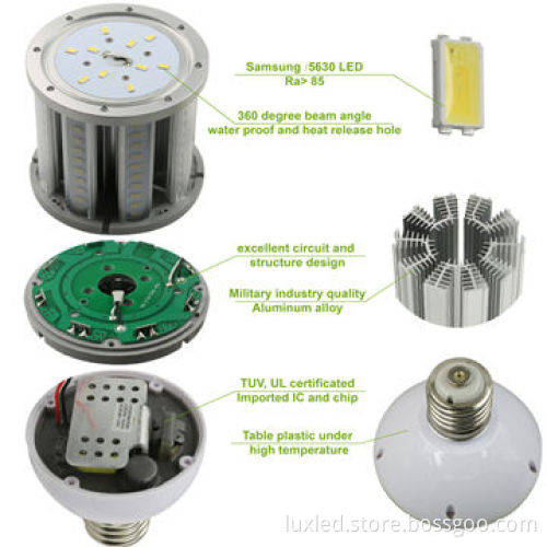 LED Corn Garden Light, Samsung 5730 Chips, Meanwell Driver, 2 Years, 9000lm